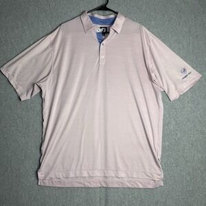FootJoy FJ Golf Polo Shirt Mens Size XL Stretch Short Sleeve Colbert Hills Logo